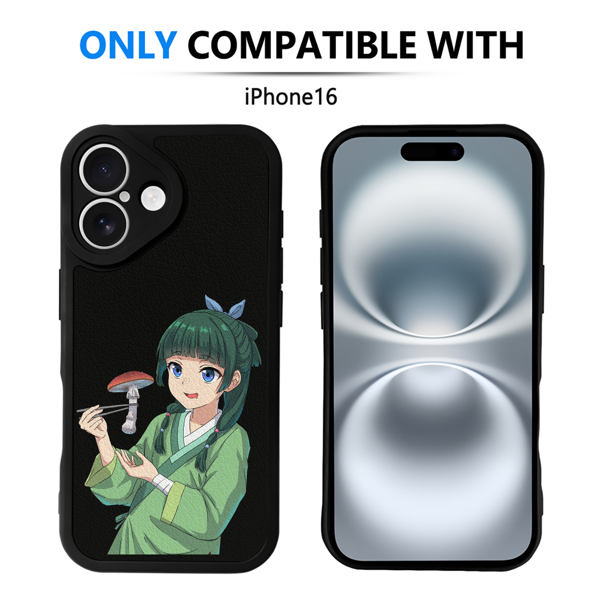 薬屋のひとりごと The Apothecary Diaries 【iPhone 16シリーズ対応】シリコンスマホケース（レザー調） 材質：シリコン
